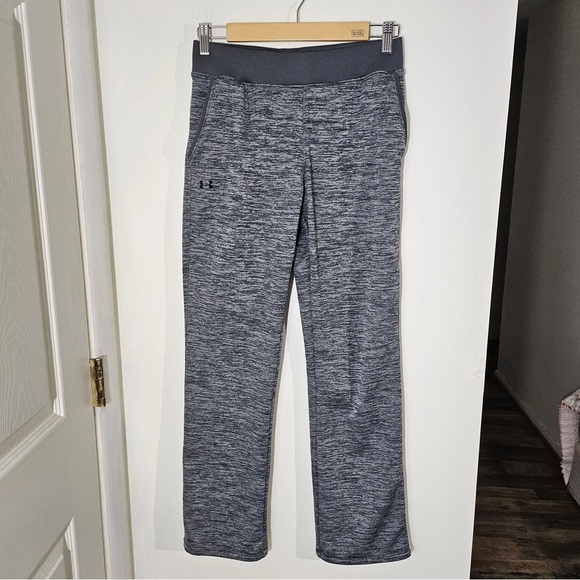 Under Armour Women’s Heather Gray Loose Relaxed Fit Pocket Sweatpants Size Large - Picture 1 of 4